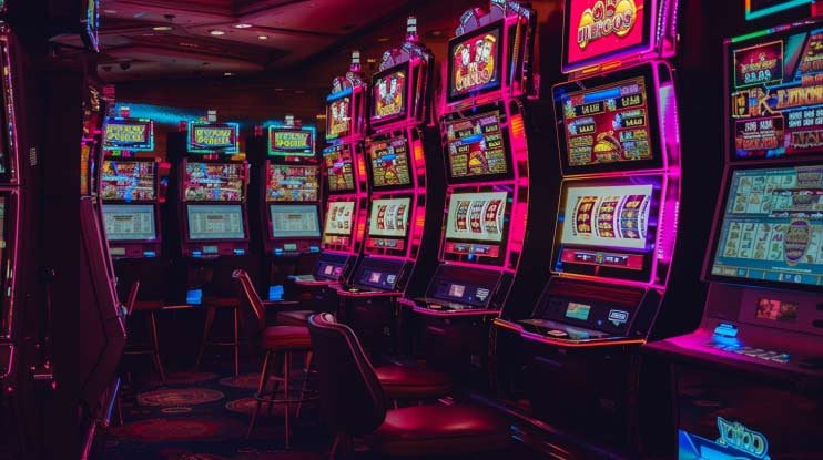 Dealer live casino sedang melayani pemain via streaming online